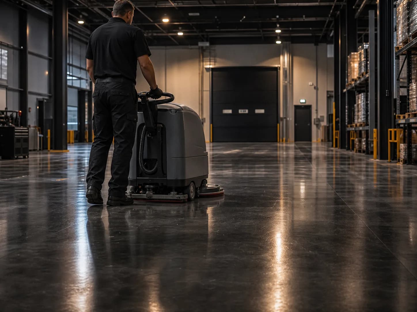 Environnement industriel propre et entretenu